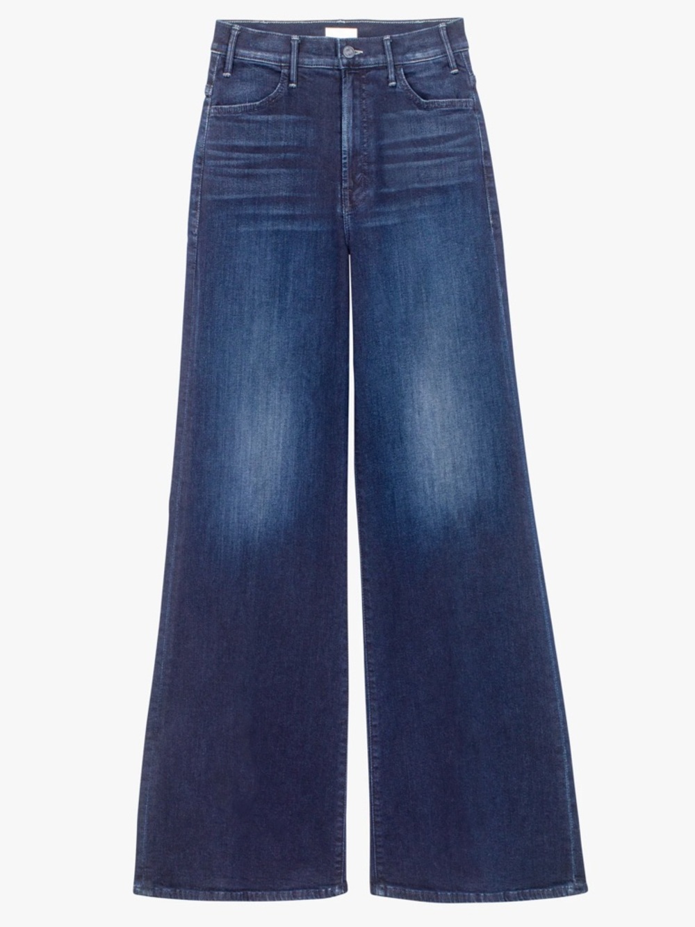 Mother Wide Leg The Hustler Roller Sneak Jeans In Heirloom Wash Size 30